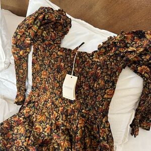 Dôen Bijou Dress in Noir Rêve Des Jardins